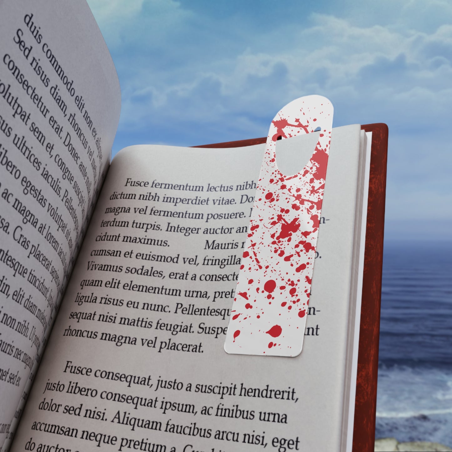 Bookmark - Blood Splatter