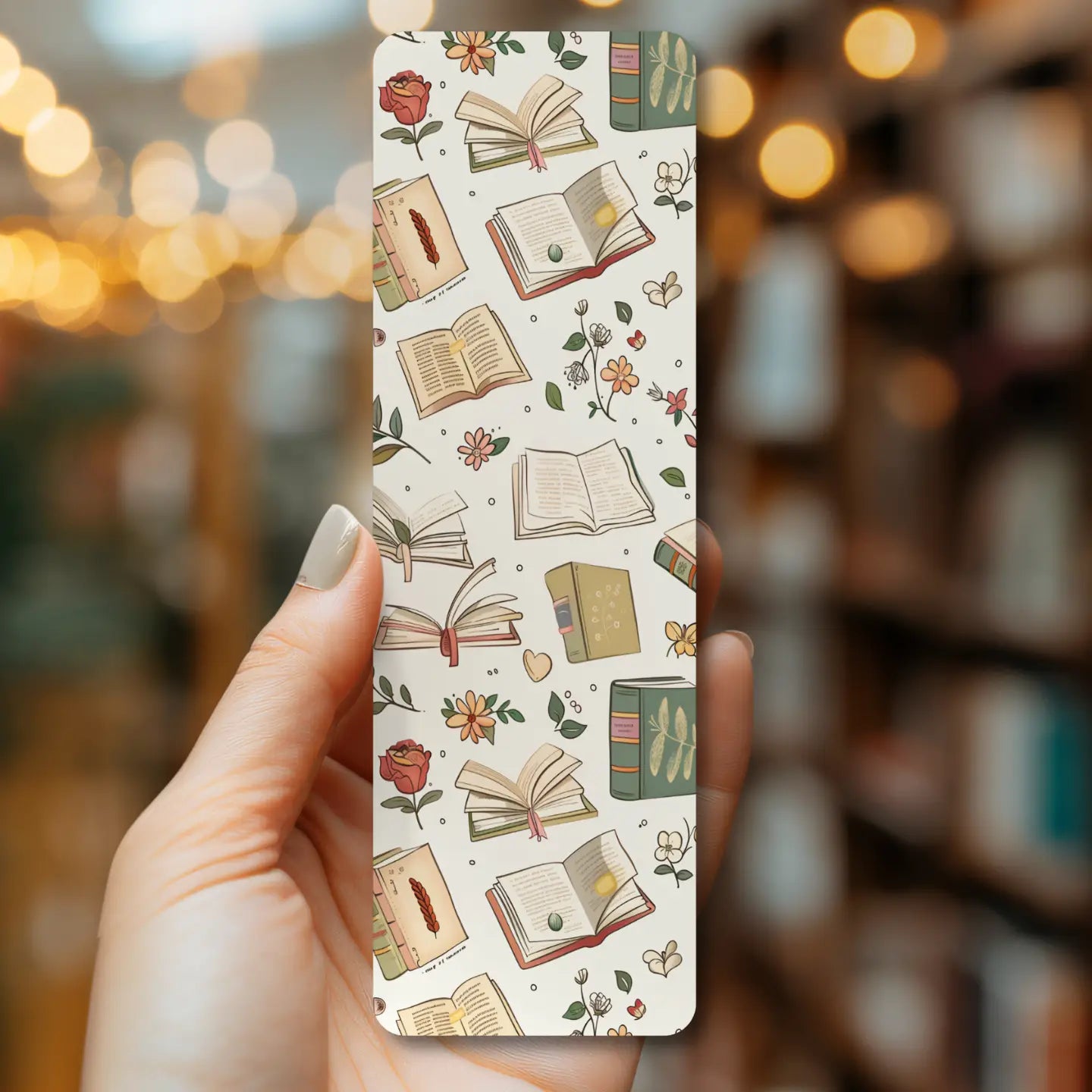 Bookmark - French Garden and Books