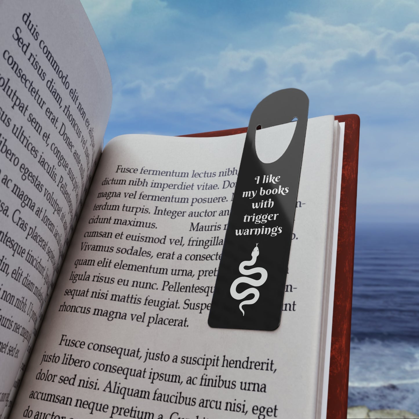 Bookmark - 'I Like My Books with Trigger Warnings'
