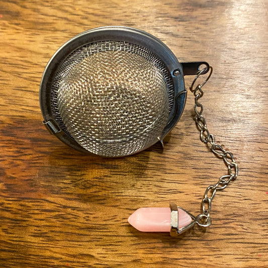 Loose Leaf Tea Steeper - PENDANT (LIGHT PINK)