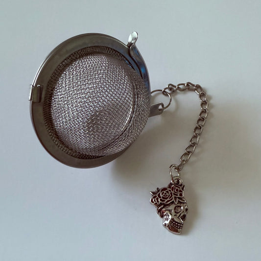 Loose Leaf Tea Steeper - FLOWER SKULL