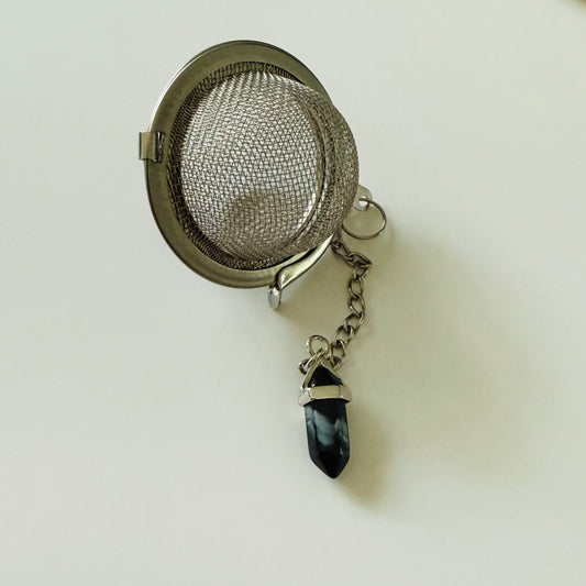 Loose Leaf Tea Steeper - PENDANT (BLACK)