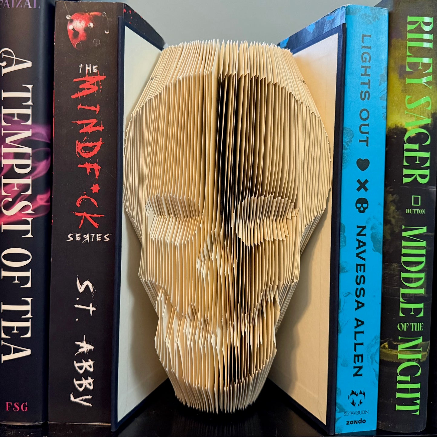 Book Art - SKULL