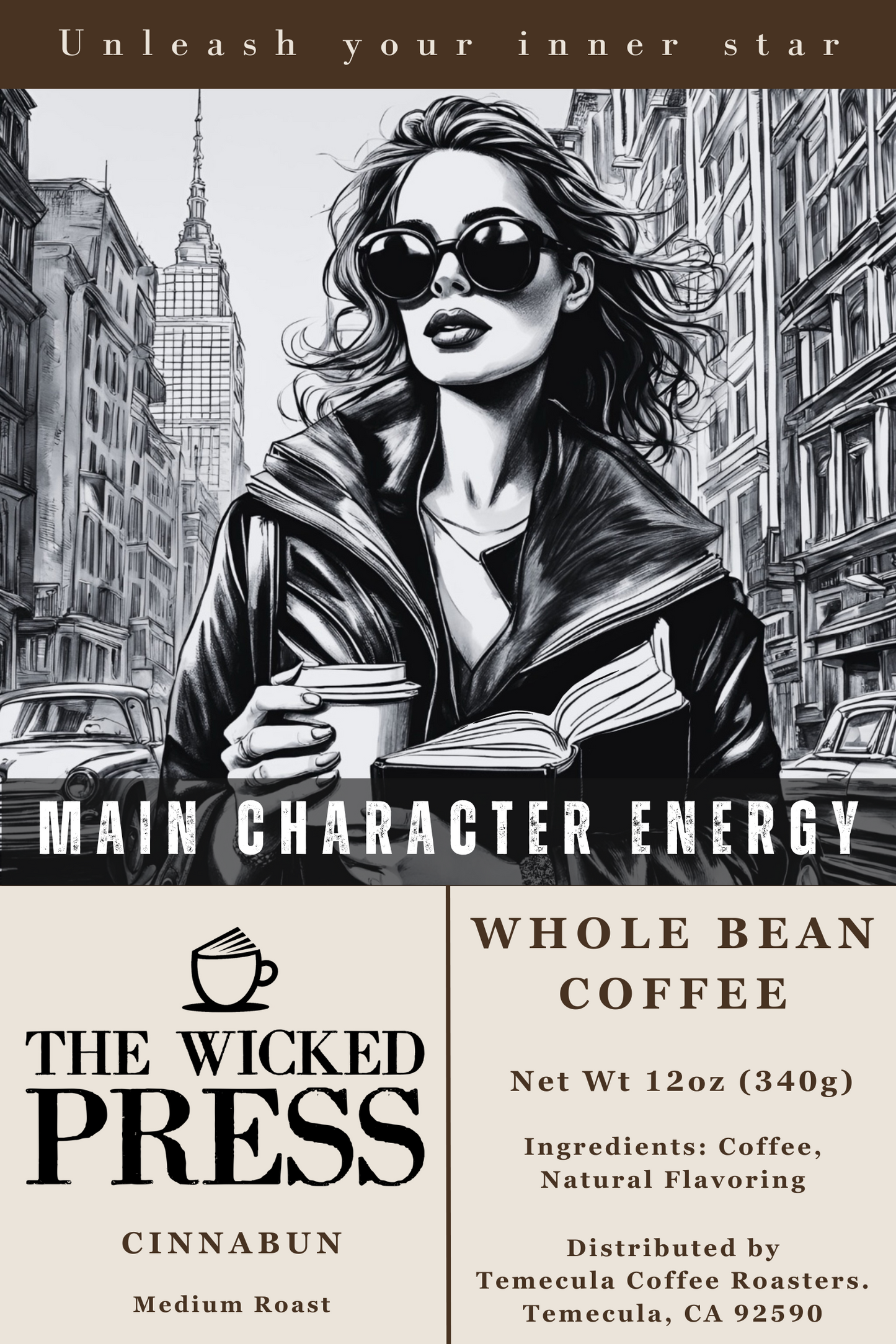 MAIN CHARACTER ENERGY - Cinnabun - Whole Bean