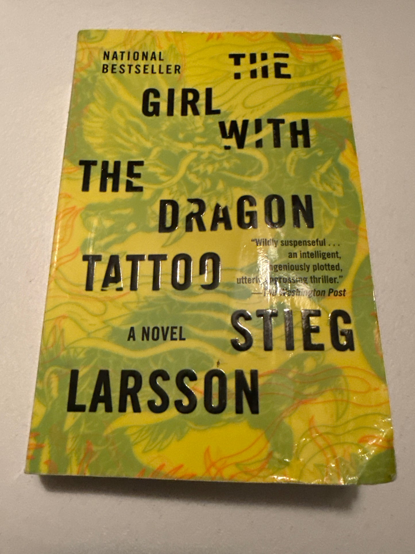 THE GIRL WITH THE DRAGON TATTOO by Stieg Larsson