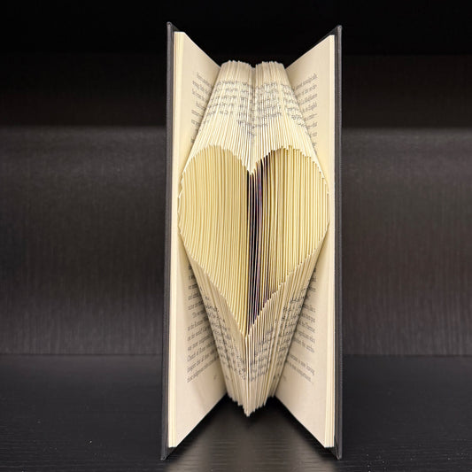 Book Art - SOLID HEART