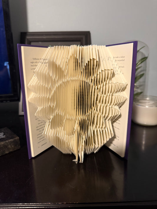 Book Art - SUNFLOWER
