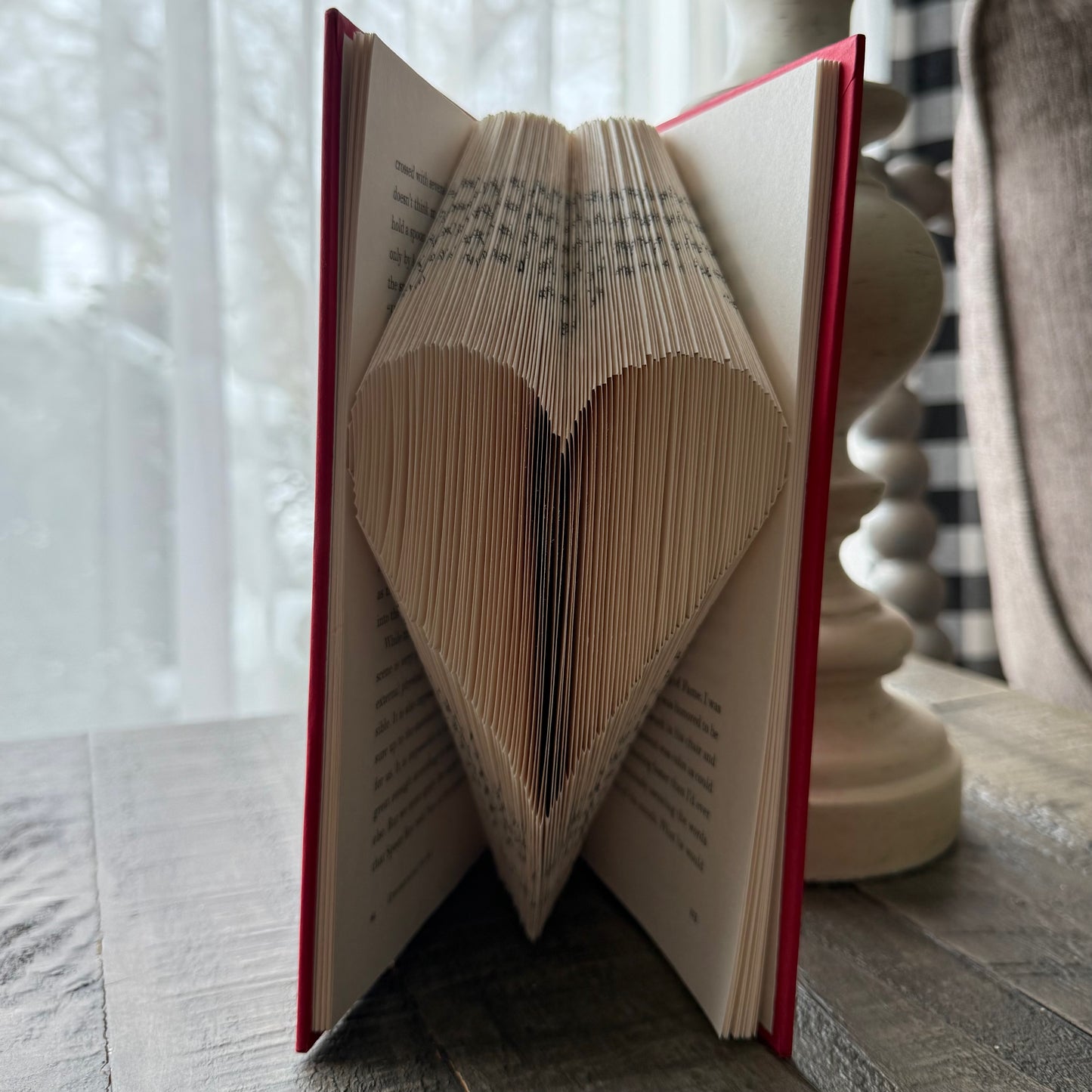 Book Art - SOLID HEART