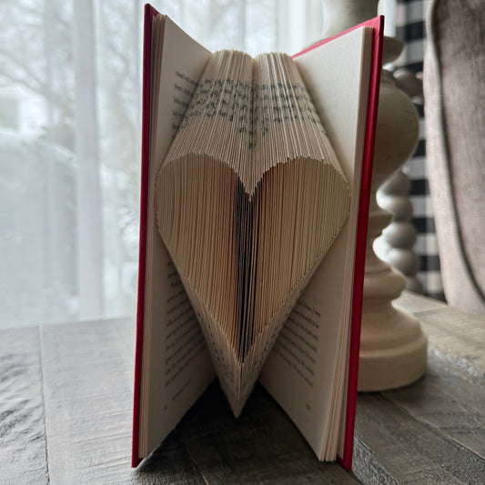 Book Art - SOLID HEART