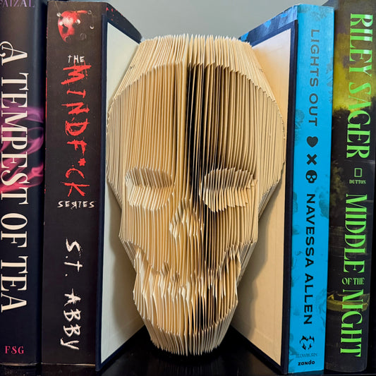 Book Art - SKULL