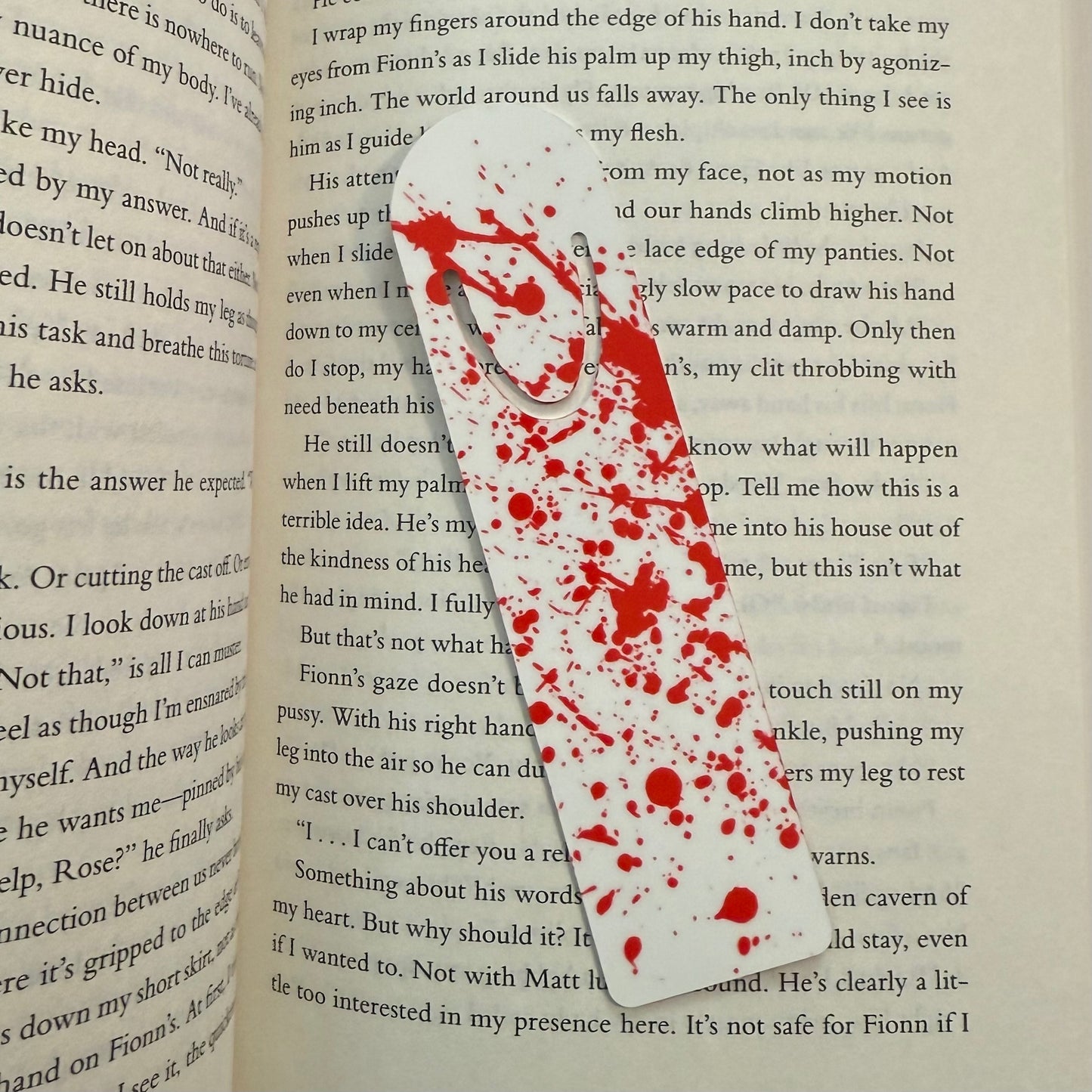 Bookmark - Blood Splatter