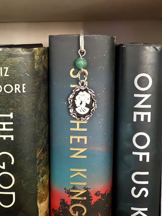 Mini Book Hook - SKELETON SILHOUETTE