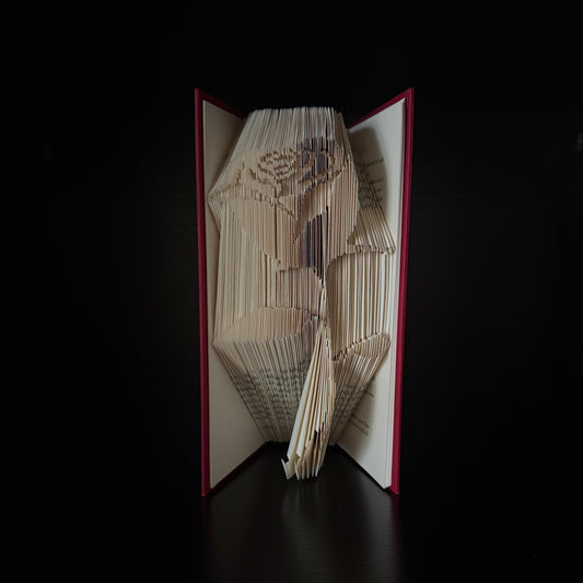 Book Art - ROSE