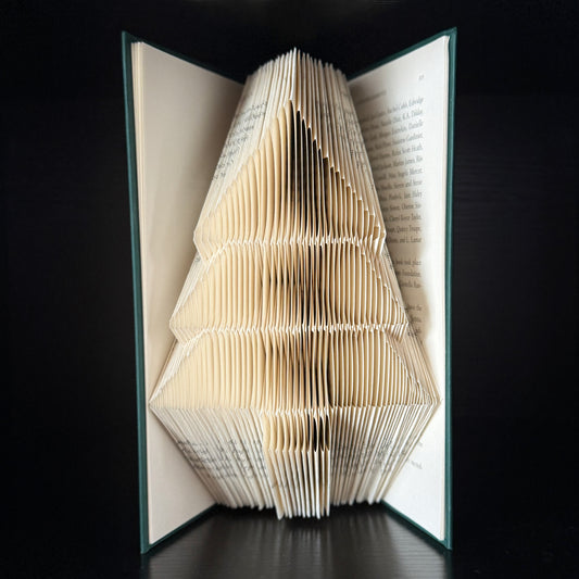 Book Art - CHRISTMAS TREE
