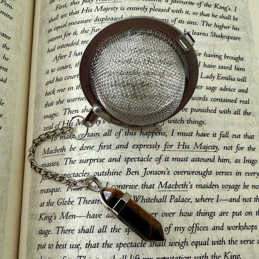 Loose Leaf Tea Steeper - PENDANT LARGE (BROWN)