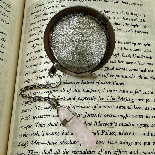 Loose Leaf Tea Steeper - PENDANT LARGE (LIGHT PINK)