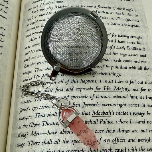 Loose Leaf Tea Steeper - PENDANT LARGE (PINK)