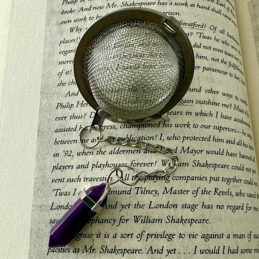 Loose Leaf Tea Steeper - PENDANT LARGE (DARK PURPLE)