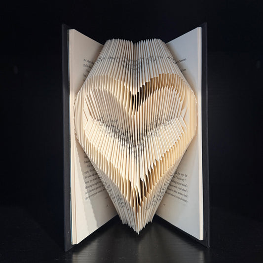 Book Art - OPEN HEART