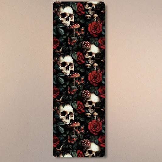 Bookmark - SKULL MUSHROOM FLORAL